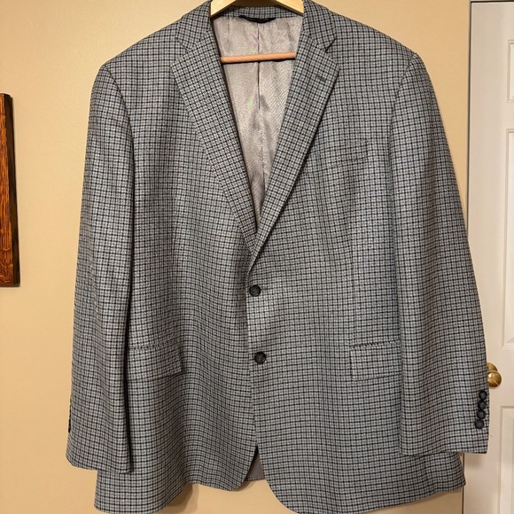 Brooks Brothers Regent Fit 48 L Sport Coat Jacket Blazer - Silk Wool Blend